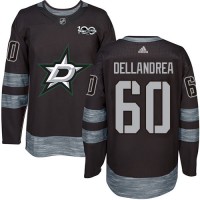Adidas Dallas Stars #60 Ty Dellandrea Black 1917-2017 100th Anniversary Stitched NHL Jersey
