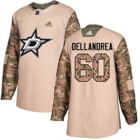 Adidas Dallas Stars #60 Ty Dellandrea Camo Authentic 2017 Veterans Day Stitched NHL Jersey