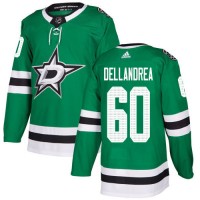 Adidas Dallas Stars #60 Ty Dellandrea Green Home Authentic Stitched NHL Jersey