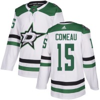 Adidas Dallas Stars #15 Blake Comeau White Road Authentic Stitched NHL Jersey