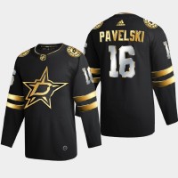 Dallas Dallas Stars #16 Joe Pavelski Men's Adidas Black Golden Edition Limited Stitched NHL Jersey
