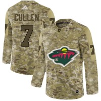 Adidas Minnesota Wild #7 Matt Cullen Camo Authentic Stitched NHL Jersey