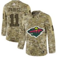 Adidas Minnesota Wild #11 Zach Parise Camo Authentic Stitched NHL Jersey