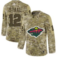 Adidas Minnesota Wild #12 Eric Staal Camo Authentic Stitched NHL Jersey