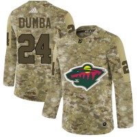 Adidas Minnesota Wild #24 Matt Dumba Camo Authentic Stitched NHL Jersey