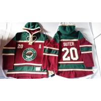 Minnesota Wild #20 Ryan Suter Red Sawyer Hooded Sweatshirt Stitched NHL Jersey