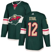 Adidas Minnesota Wild #12 Eric Staal Green Home Authentic Stitched NHL Jersey