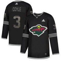 Adidas Minnesota Wild #3 Charlie Coyle Black Authentic Classic Stitched NHL Jersey