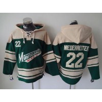 Minnesota Wild #22 Nino Niederreiter Green Sawyer Hooded Sweatshirt Stitched NHL Jersey