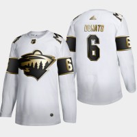 Minnesota Minnesota Wild #6 Ryan Donato Men's Adidas White Golden Edition Limited Stitched NHL Jersey