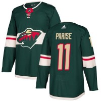 Adidas Minnesota Wild #11 Zach Parise Green Home Authentic Stitched NHL Jersey
