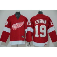 Detroit Red Wings #19 Steve Yzerman Red CCM Stitched NHL Jersey