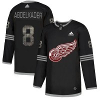 Adidas Detroit Red Wings #8 Justin Abdelkader Black Authentic Classic Stitched NHL Jersey