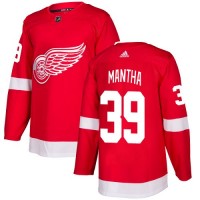 Adidas Detroit Red Wings #39 Anthony Mantha Red Home Authentic Stitched NHL Jersey