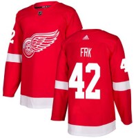 Adidas Detroit Red Wings #42 Martin Frk Red Home Authentic Stitched NHL Jersey