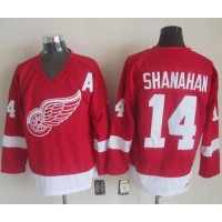 Detroit Red Wings #14 Brendan Shanahan Red CCM Throwback Stitched NHL Jersey
