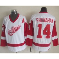 Detroit Red Wings #14 Brendan Shanahan White CCM Throwback Stitched NHL Jersey